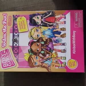 : New in box Pressman Boxy Girls UNbox The Fun! Game